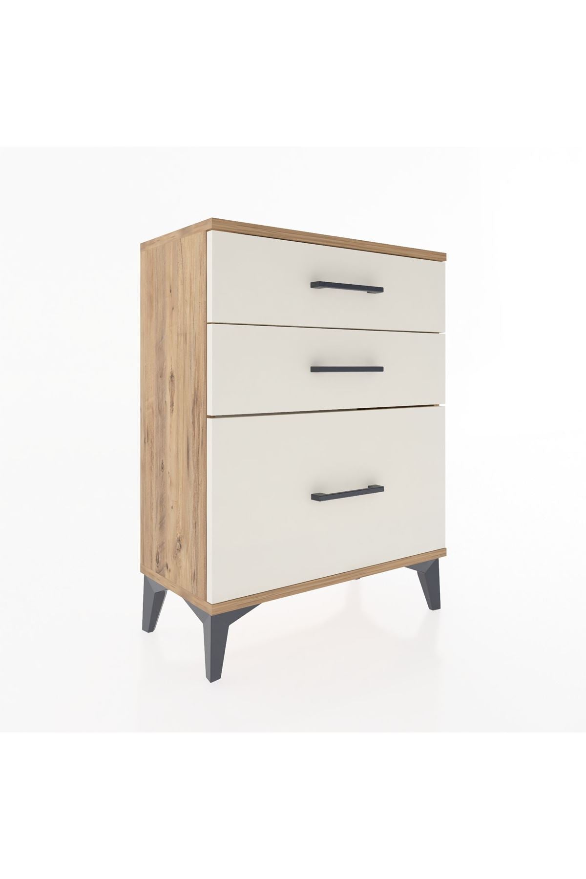 Arges Komodin 3 Çekmeceli 60x30x80 - S13M005V7A