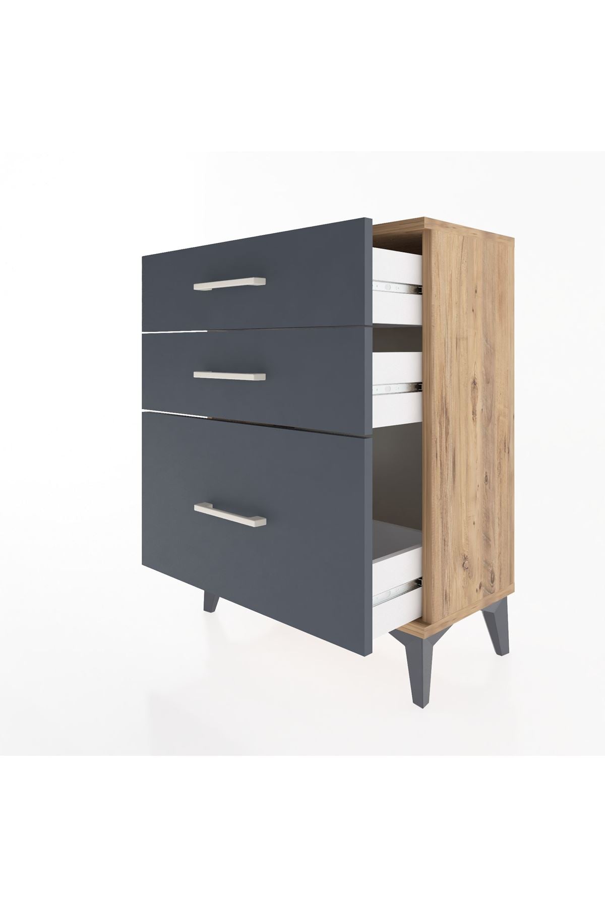 Arges Komodin 3 Çekmeceli 60x30x80 - S13M005V8A