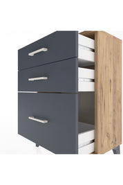 Arges Komodin 3 Çekmeceli 60x30x80 - S13M005V8A