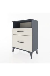 Arges Komodin Tek Raflı 2 Çekmeceli 60x30x80 - S13M006V4A
