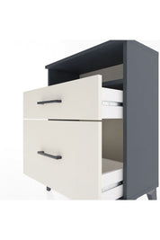Arges Komodin Tek Raflı 2 Çekmeceli 60x30x80 - S13M006V4A