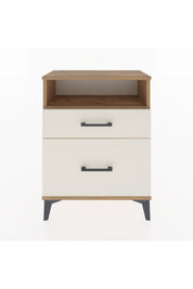 Arges Komodin Tek Raflı 2 Çekmeceli 60x30x80 - S13M006V7A