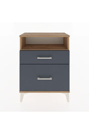 Arges Komodin Tek Raflı 2 Çekmeceli 60x30x80 - S13M006V8A