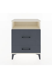 Arges Komodin Tek Raflı 2 Çekmeceli 60x30x80 - S13M007V2A