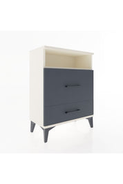 Arges Komodin Tek Raflı 2 Çekmeceli 60x30x80 - S13M007V2A