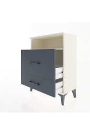 Arges Komodin Tek Raflı 2 Çekmeceli 60x30x80 - S13M007V2A