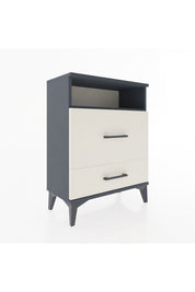 Arges Komodin Tek Raflı 2 Çekmeceli 60x30x80 - S13M007V4A