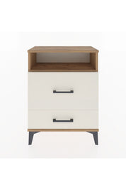 Arges Komodin Tek Raflı 2 Çekmeceli 60x30x80 - S13M007V7A