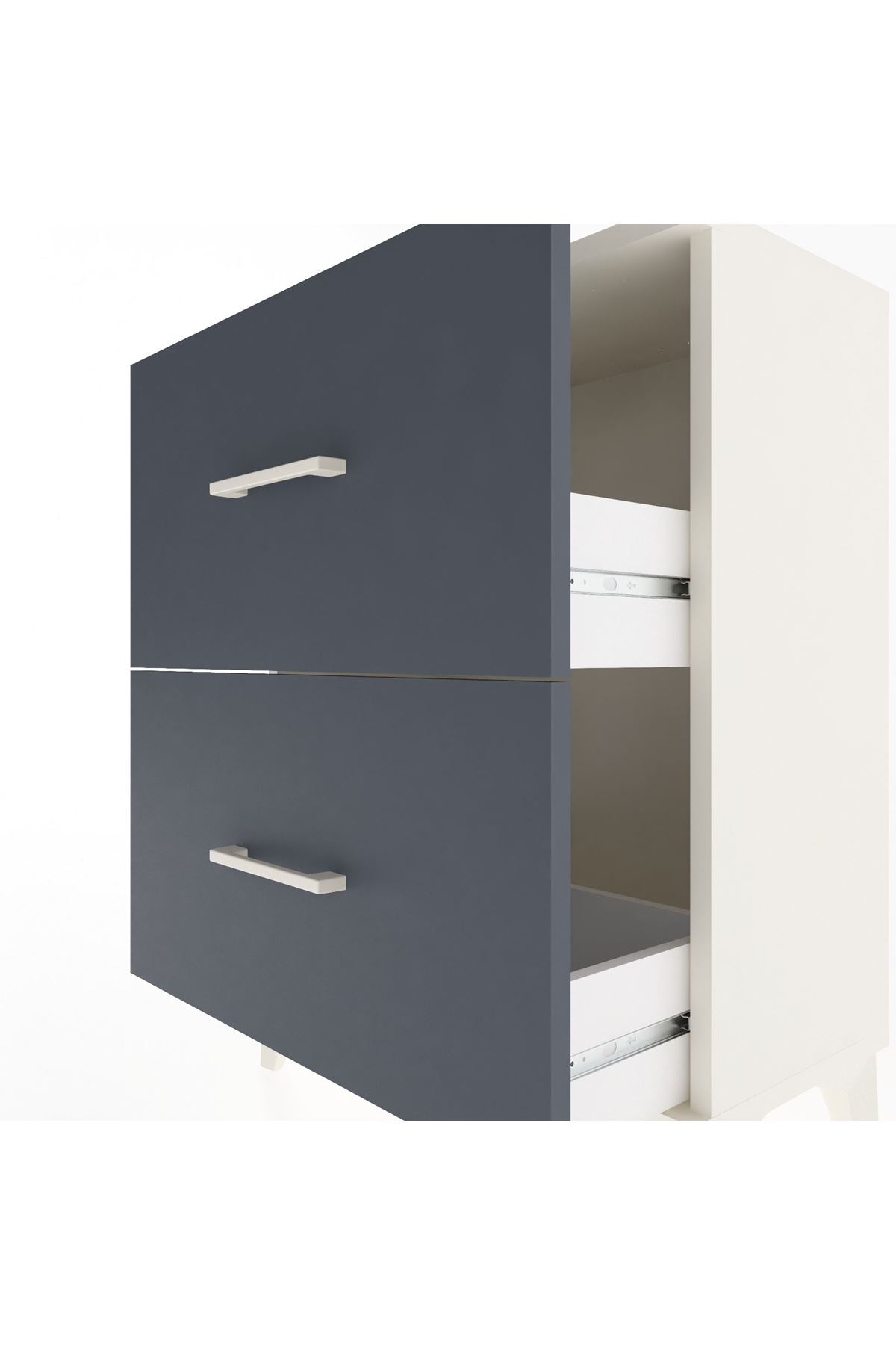 Arges Komodin 2 Çekmeceli 60x30x80 - S13M009V2A