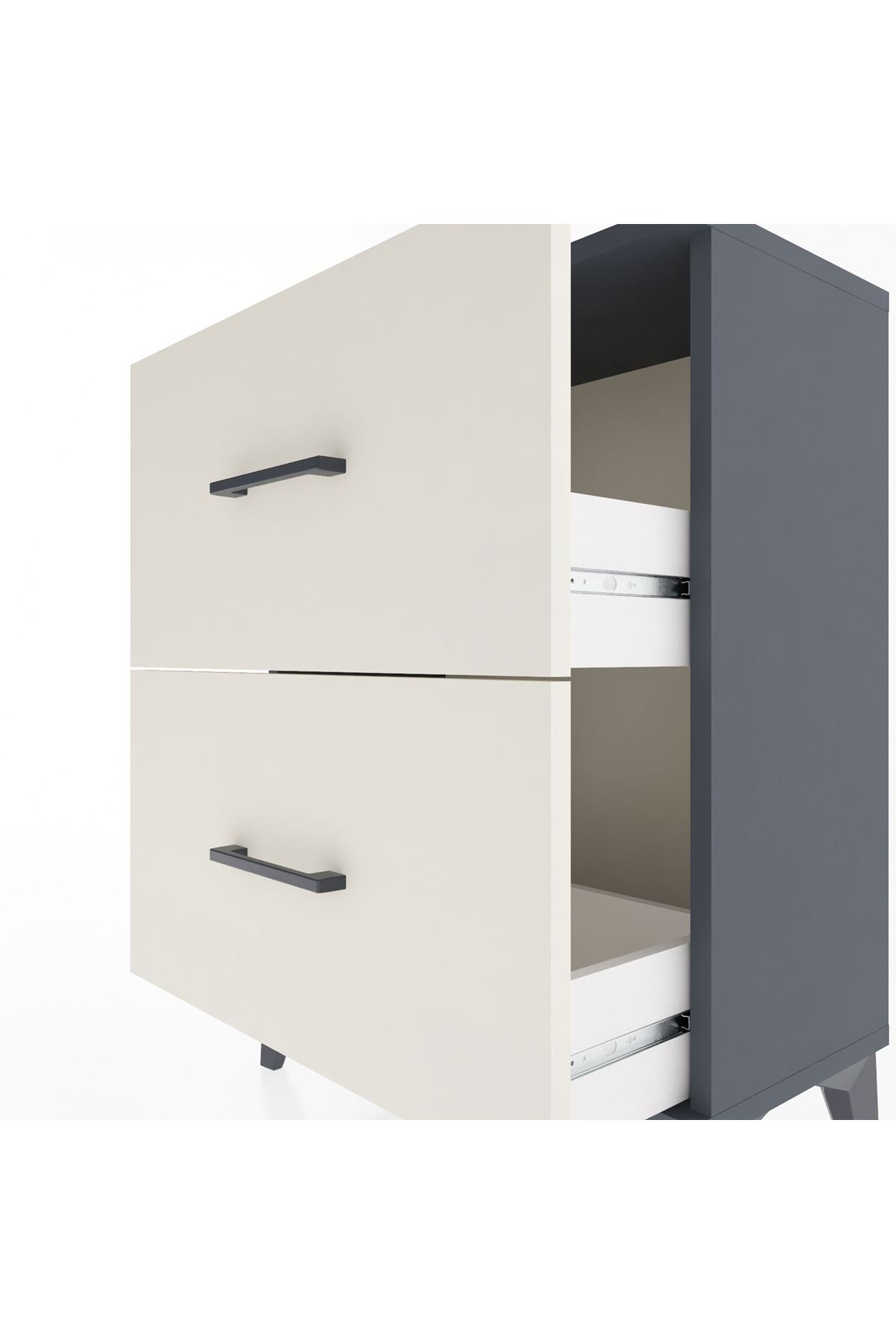 Arges Komodin 2 Çekmeceli 60x30x80 - S13M009V4A