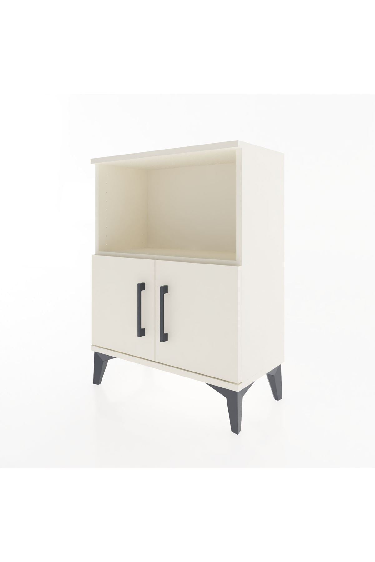 Arges Komodin 2 Raflı 2 Kapaklı 60x30x80 - S13M012V1A