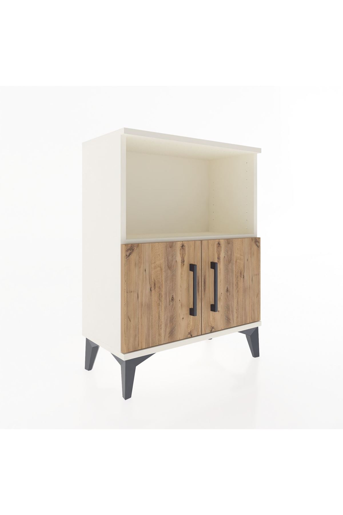 Arges Komodin 2 Raflı 2 Kapaklı 60x30x80 - S13M012V3A