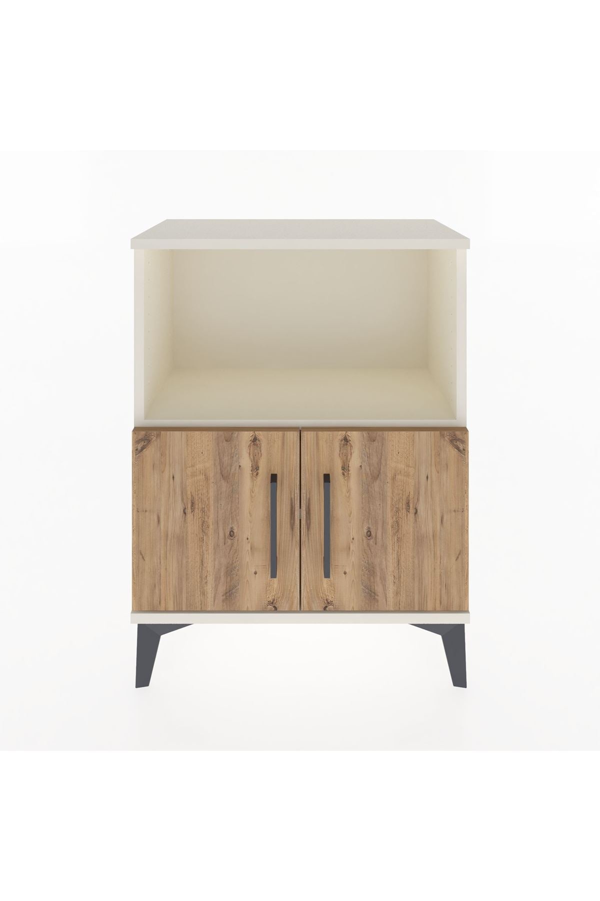 Arges Komodin 2 Raflı 2 Kapaklı 60x30x80 - S13M012V3A