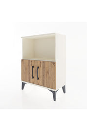 Arges Komodin 2 Raflı 2 Kapaklı 60x30x80 - S13M012V3A
