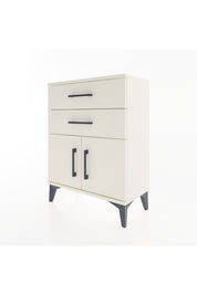 Arges Komodin Tek Raflı 2 Çekmeceli 2 Kapaklı 60x30x80 - S13M013V1A