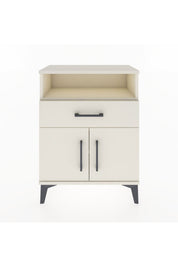 Arges Komodin 2 Raflı Tek Çekmeceli 2 Kapaklı 60x30x80 - S13M014V1A