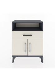 Arges Komodin 2 Raflı Tek Çekmeceli 2 Kapaklı 60x30x80 - S13M014V4A