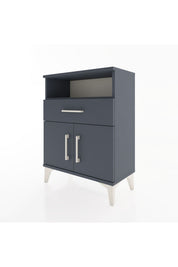 Arges Komodin 2 Raflı Tek Çekmeceli 2 Kapaklı 60x30x80 - S13M014V5A