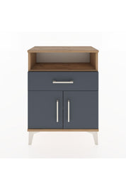 Arges Komodin 2 Raflı Tek Çekmeceli 2 Kapaklı 60x30x80 - S13M014V8A