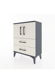 Arges Komodin 2 Raflı 2 Çekmeceli 2 Kapaklı 60x30x80 - S13M015V4A