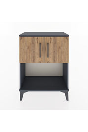 Arges Komodin 2 Raflı 2 Kapaklı 60x30x80 - S13M016V6A
