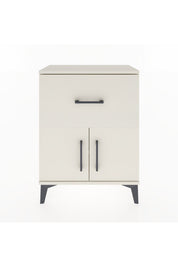 Arges Komodin Tek Raflı Tek Çekmeceli 2 Kapaklı 60x30x80 - S13M018V1A