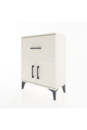 Arges Komodin Tek Raflı Tek Çekmeceli 2 Kapaklı 60x30x80 - S13M018V1A