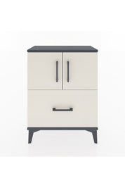 Arges Komodin 2 Raflı Tek Çekmeceli 2 Kapaklı 60x30x80 - S13M019V4A