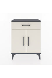 Arges Komodin Tek Raflı Tek Çekmeceli 2 Kapaklı 60x30x80 - S13M021V4A