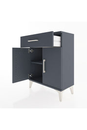 Arges Komodin Tek Raflı Tek Çekmeceli 2 Kapaklı 60x30x80 - S13M021V5A