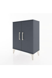 Arges Komodin 2 Raflı 2 Kapaklı 60x30x80 - S13M022V5A