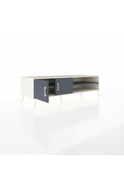 Kronos TV Ünitesi 2 Raflı 2 Kapaklı 176x59x51 Aytaşı-Antrasit/Antrasit