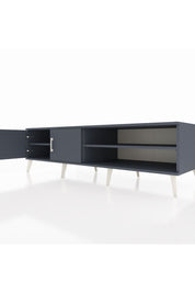 Kronos TV Ünitesi 2 Raflı 2 Kapaklı 176x59x51 Antrasit-Antrasit/Antrasit