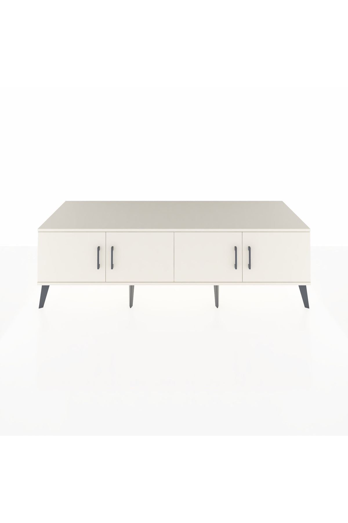 Kronos TV Ünitesi 2 Raflı 4 Kapaklı 176x59x51 Aytaşı-Aytaşı/Antrasit