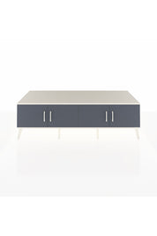 Kronos TV Ünitesi 2 Raflı 4 Kapaklı 176x59x51 Aytaşı-Antrasit/Çam