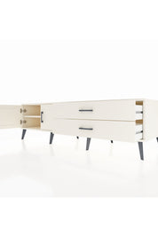 Kronos TV Ünitesi Tek Raflı 2 Çekmeceli 2 Kapaklı 176x59x51 Aytaşı-Aytaşı/Aytaşı