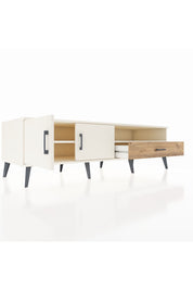 Kronos TV Ünitesi 2 Raflı Tek Çekmeceli 2 Kapaklı 176x59x51 Aytaşı-Aytaşı/Çam