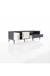 Kronos TV Ünitesi 2 Raflı Tek Çekmeceli 2 Kapaklı 176x59x51 Antrasit-Aytaşı/Antrasit