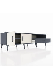 Kronos TV Ünitesi 2 Raflı Tek Çekmeceli 2 Kapaklı 176x59x51 Antrasit-Aytaşı/Antrasit