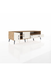 Kronos TV Ünitesi 2 Raflı Tek Çekmeceli 2 Kapaklı 176x59x51 Çam-Aytaşı/Aytaşı