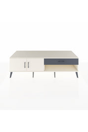 Kronos TV Ünitesi Tek Raflı Tek Çekmeceli 2 Kapaklı 176x59x51 Aytaşı-Aytaşı/Antrasit