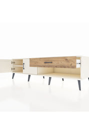 Kronos TV Ünitesi Tek Raflı Tek Çekmeceli 2 Kapaklı 176x59x51 Aytaşı-Aytaşı/Çam