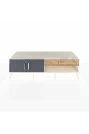 Kronos TV Ünitesi Tek Raflı Tek Çekmeceli 2 Kapaklı 176x59x51 Aytaşı-Antrasit/Çam