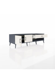 Kronos TV Ünitesi Tek Raflı Tek Çekmeceli 2 Kapaklı 176x59x51 Antrasit-Aytaşı/Aytaşı