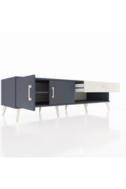 Kronos TV Ünitesi Tek Raflı Tek Çekmeceli 2 Kapaklı 176x59x51 Antrasit-Antrasit/Aytaşı