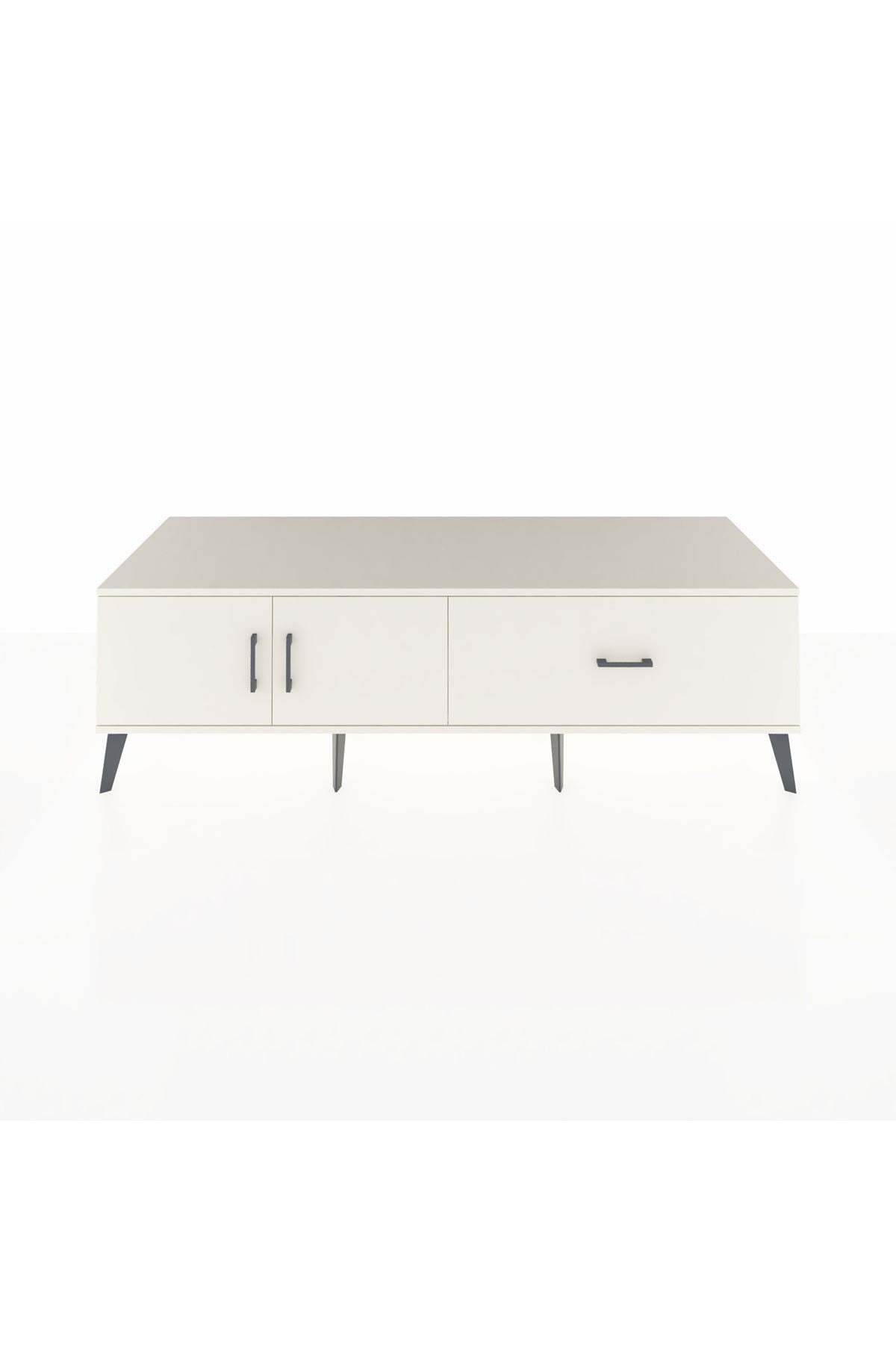 Kronos TV Ünitesi Tek Raflı Tek Çekmeceli 2 Kapaklı 176x59x51 Aytaşı-Aytaşı/Aytaşı