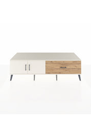 Kronos TV Ünitesi Tek Raflı Tek Çekmeceli 2 Kapaklı 176x59x51 Aytaşı-Aytaşı/Çam