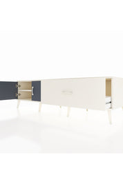 Kronos TV Ünitesi Tek Raflı Tek Çekmeceli 2 Kapaklı 176x59x51 Aytaşı-Antrasit/Aytaşı