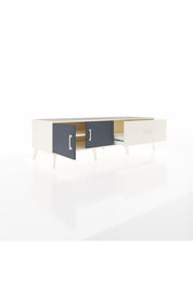 Kronos TV Ünitesi Tek Raflı Tek Çekmeceli 2 Kapaklı 176x59x51 Aytaşı-Antrasit/Aytaşı