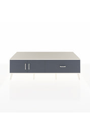 Kronos TV Ünitesi Tek Raflı Tek Çekmeceli 2 Kapaklı 176x59x51 Aytaşı-Antrasit/Antrasit